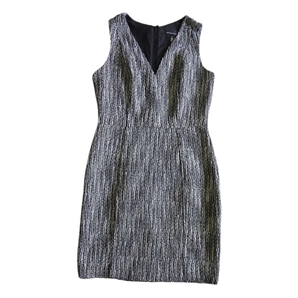 Elegant Black and White Women's Dress